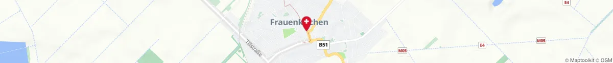 Kartendarstellung des Standorts für Seewinkel Apotheke in 7132 Frauenkirchen